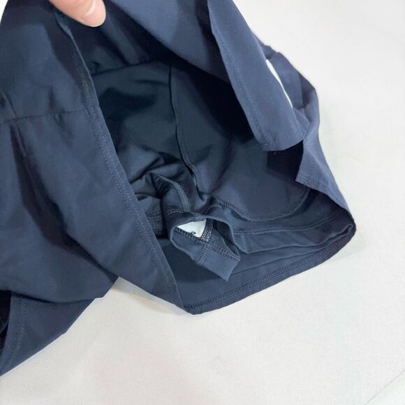 Nike Shorts Women Medium Blue Training Lined Elastic Waist Tempo Pull On Running - Picture 10 of 10